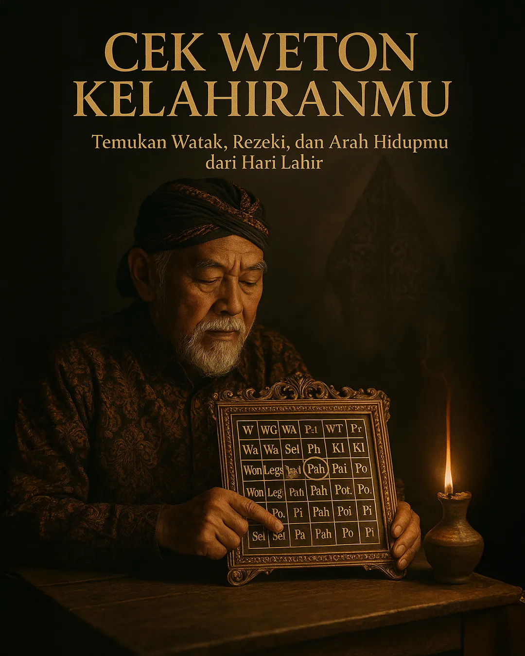 Cek Weton Online — Kalkulator Weton dan Pawukon