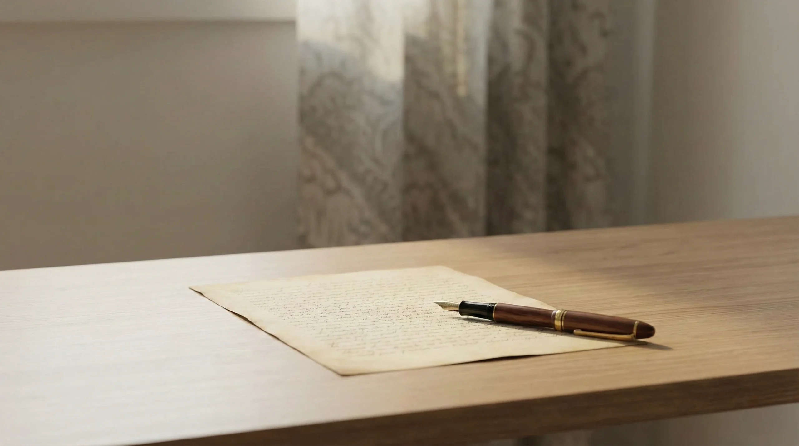 Editorial policy JavaSense: manuscript and pen symbolizing curation, verification, and editorial responsibility.