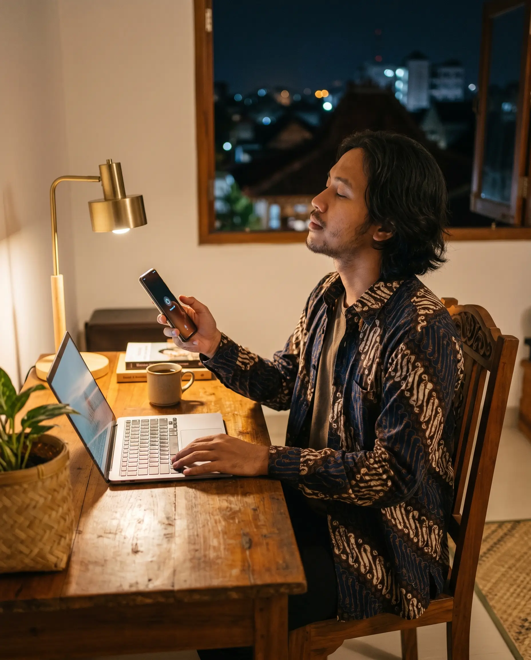 laku hening di tengah hidup modern