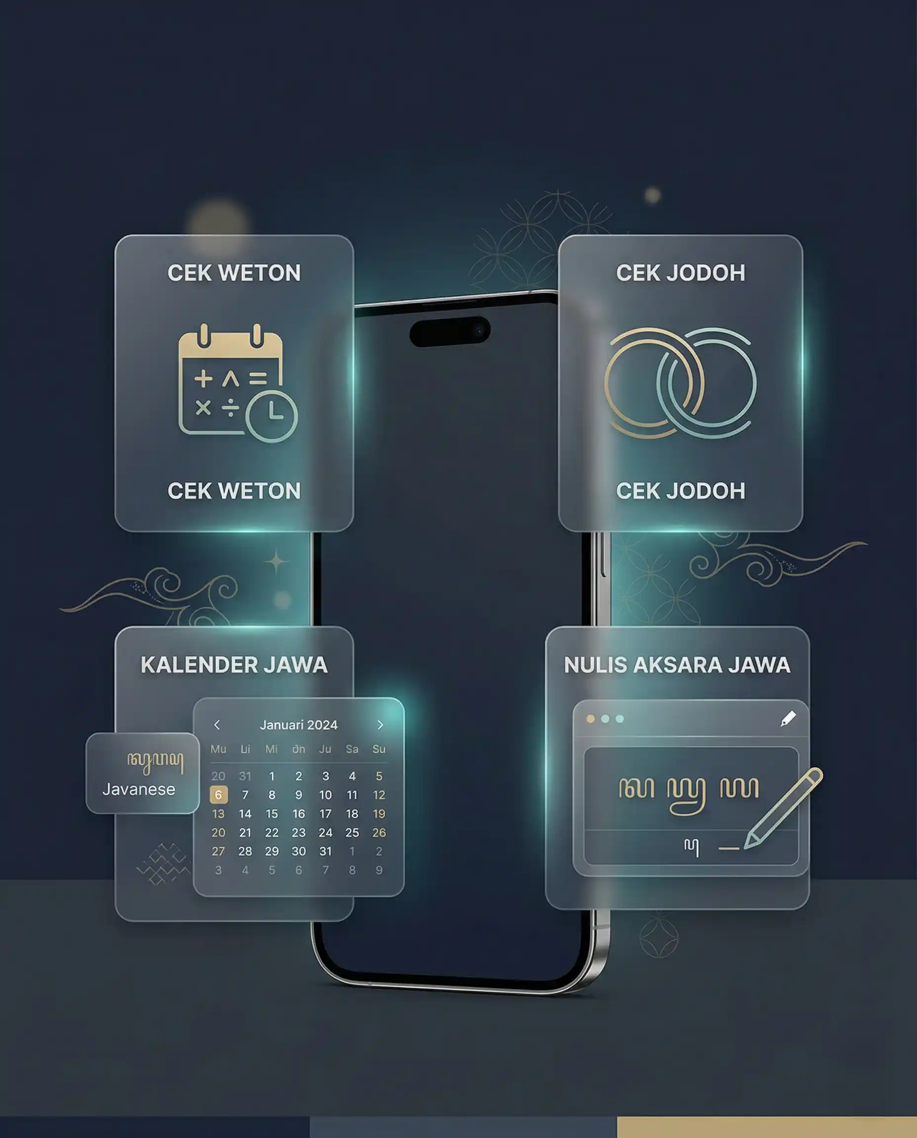 Tools JavaSense for Weton Calculator, Compatibility, Javanese Calendar, and Javanese Script
