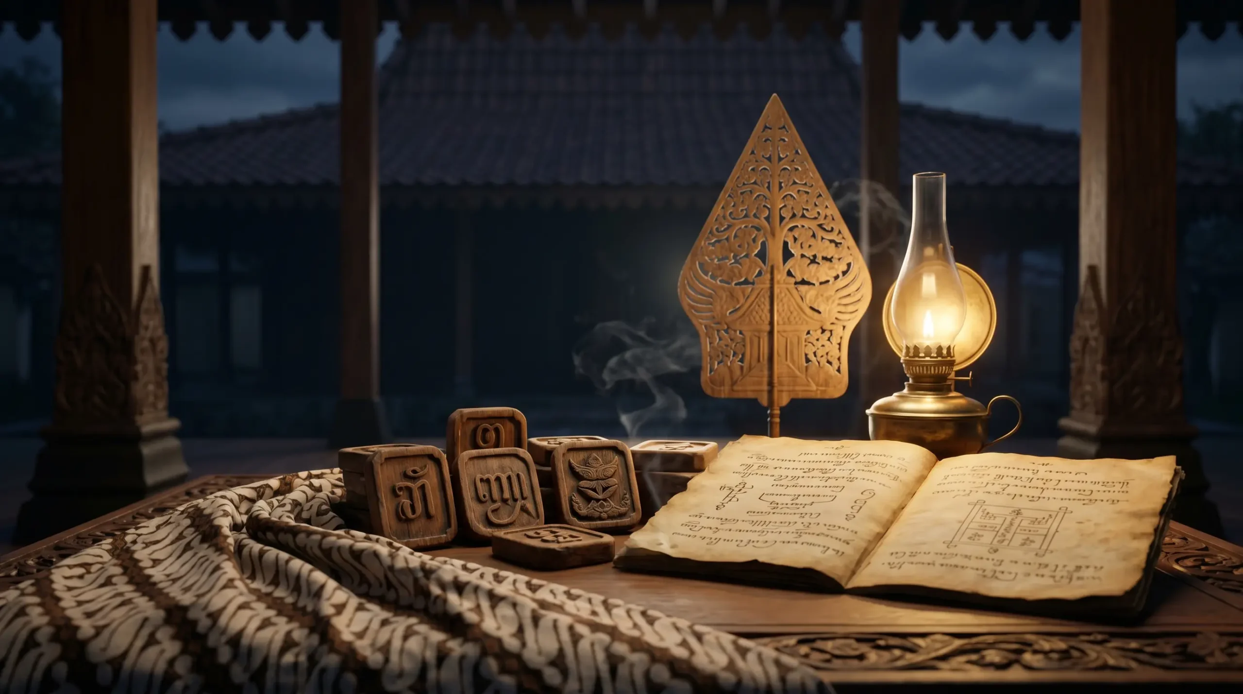 Makna Kamis Kliwon menurut budaya Jawa dengan simbol wayang gunungan dan pasaran Kliwon
