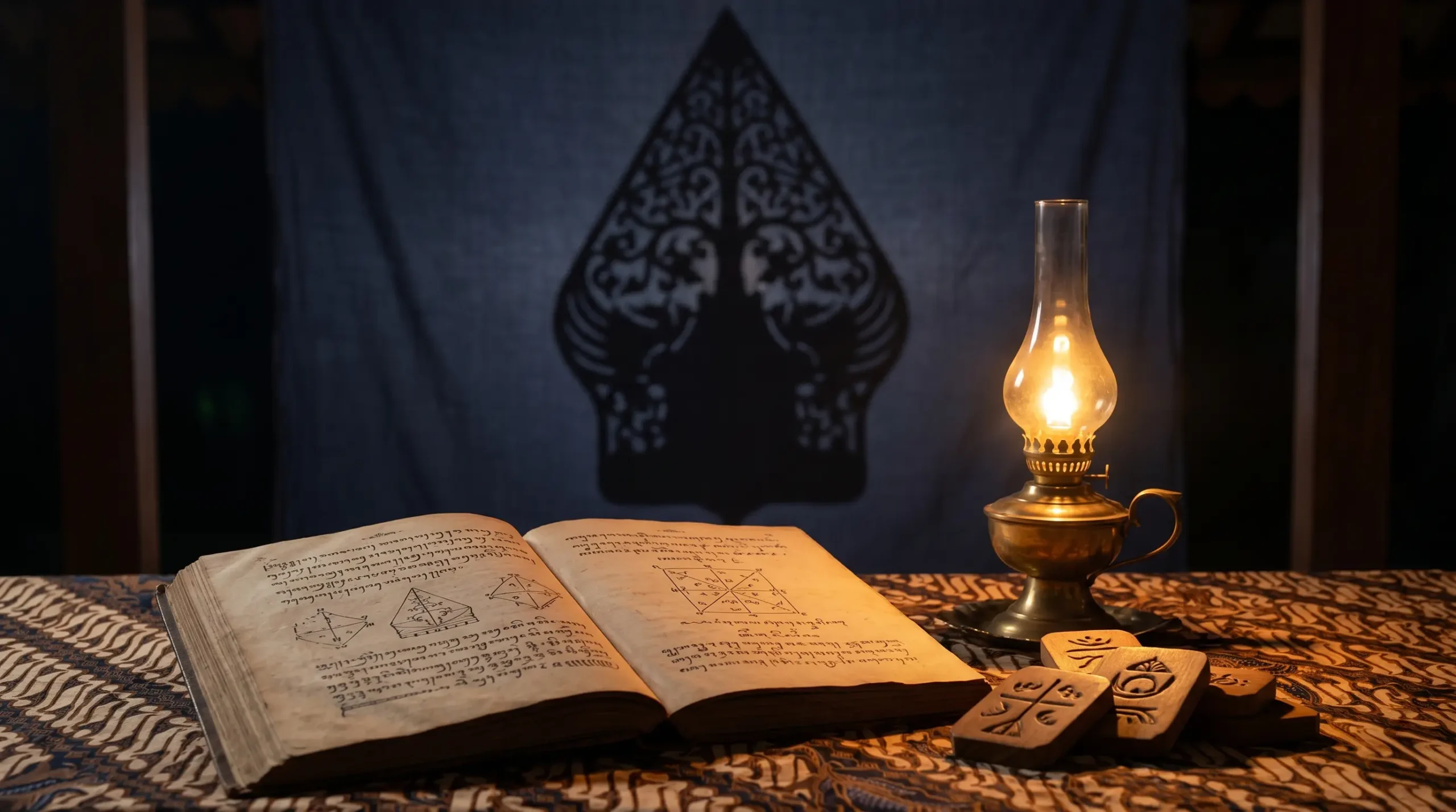 Makna Minggu Kliwon menurut budaya Jawa dengan simbol wayang gunungan dan pasaran Kliwon