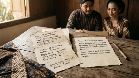 arti tinari weton jodoh dalam tradisi Jawa sebagai cermin rezeki dan ketenteraman relasi