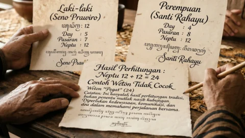 contoh weton tidak cocok dalam tradisi Jawa sebagai bahan refleksi pasangan
