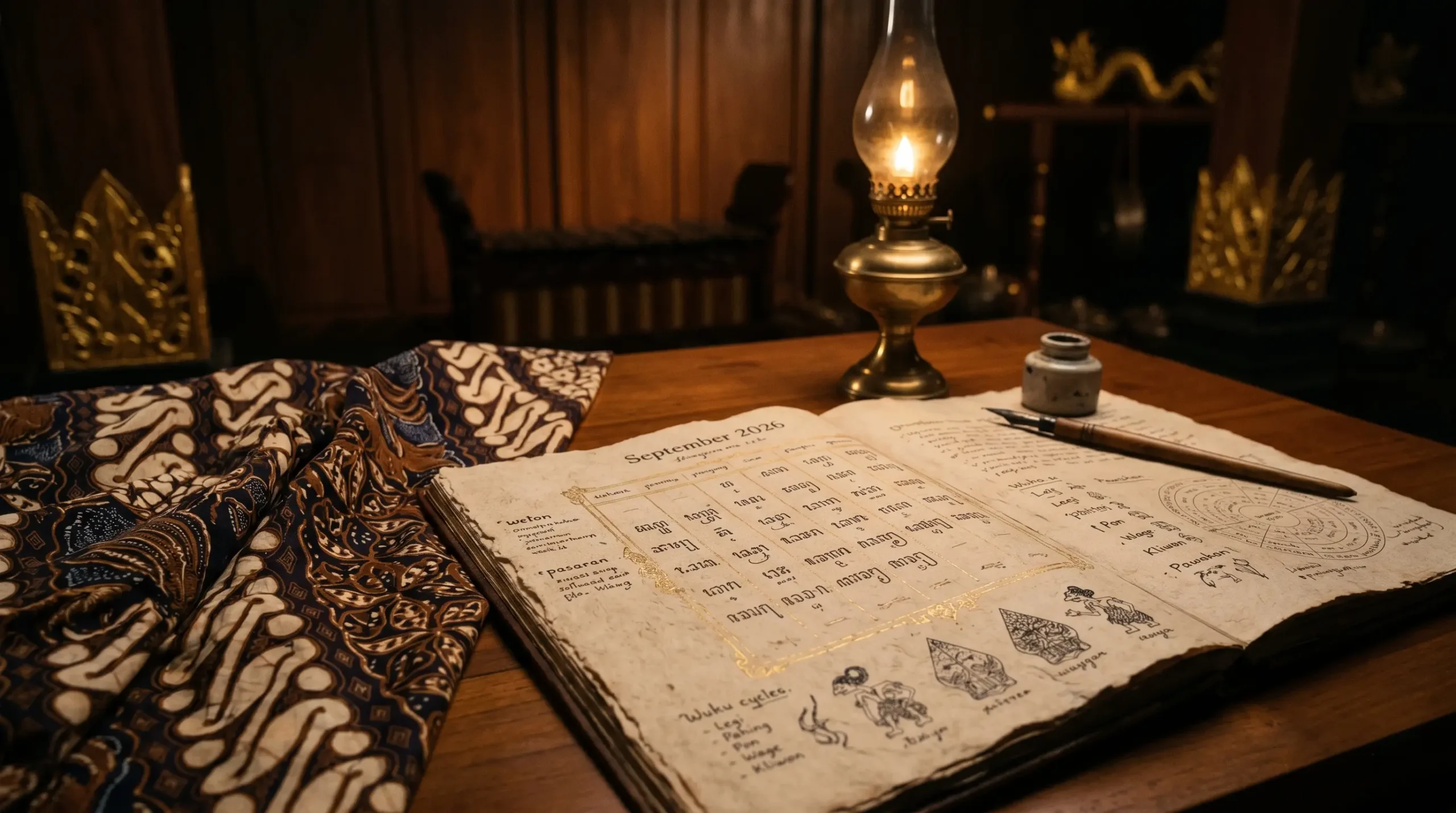 Kalender Jawa September 2026 dengan pasaran weton neptu dan Wuku