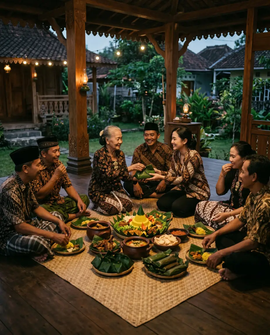 pangan dan guyub dalam slametan Jawa