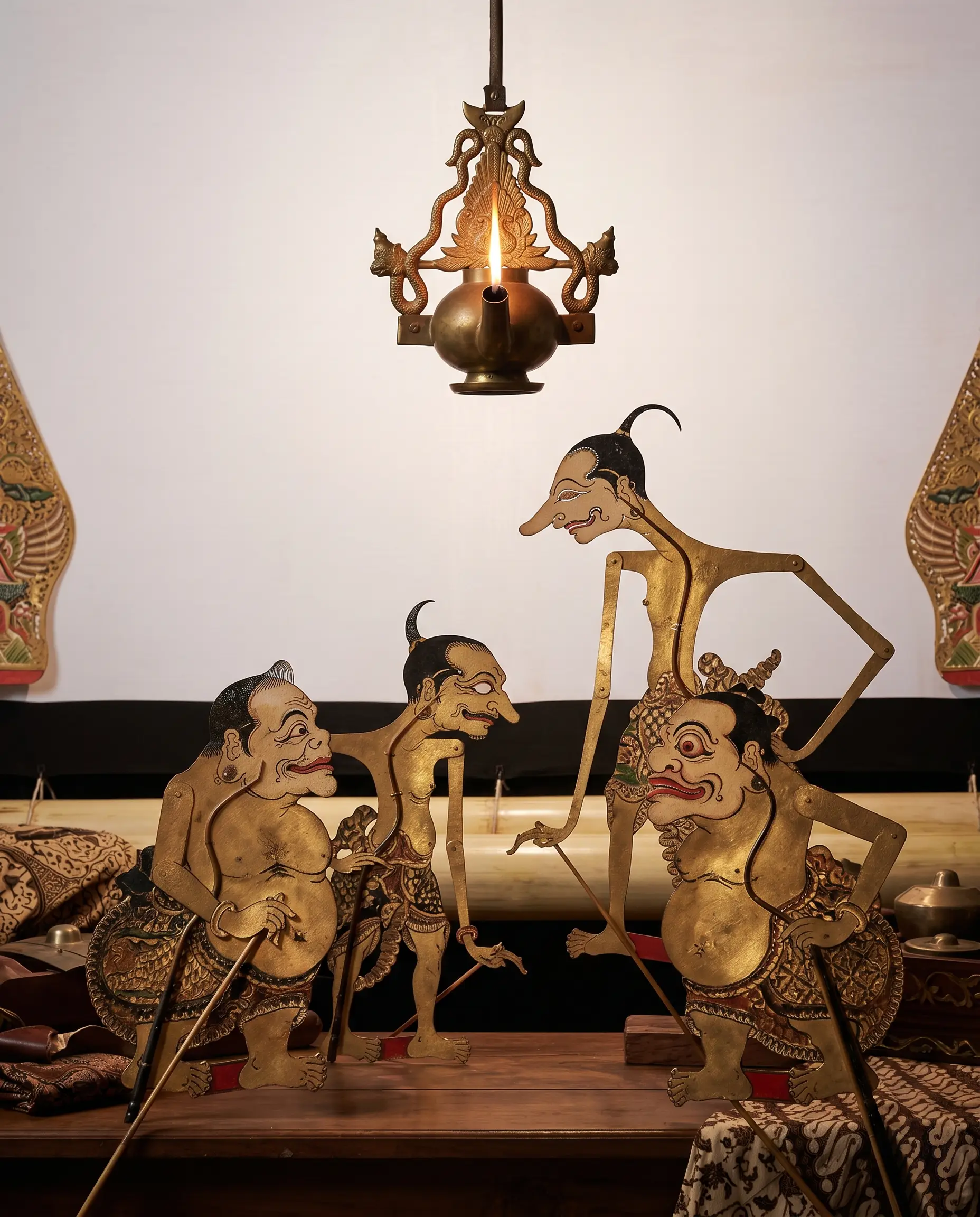 Punakawan Semar Gareng Petruk Bagong dalam filosofi wayang Jawa