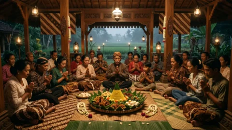 Javanese slametan as a practice of prayer food and togetherness