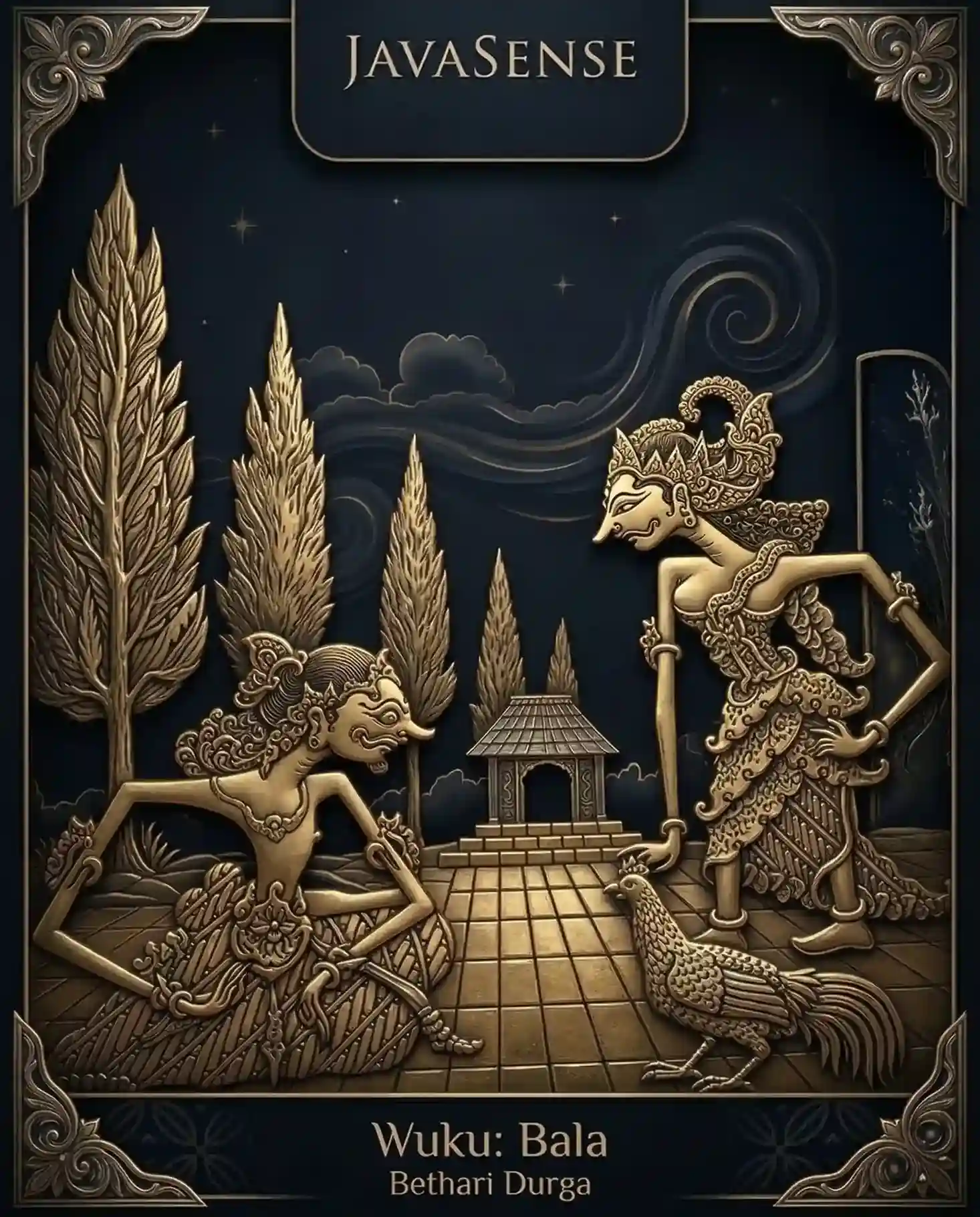 Bethari Durga, Cemara, Ayam Alas, Gedhong di Depan, dan Bala Sarwa Tiba Ing Sela Mangsa dalam Wuku Bala